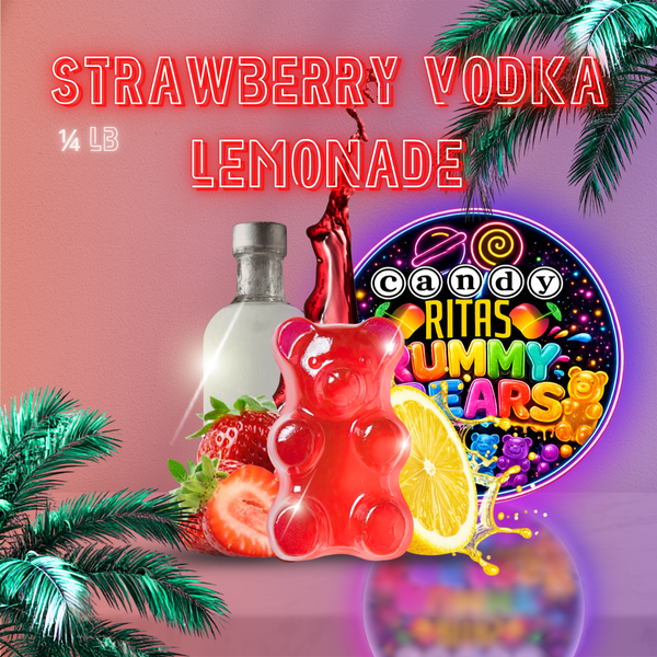 Strawberry Vodka Lemonade - Rummy Bears (1/4lb)
